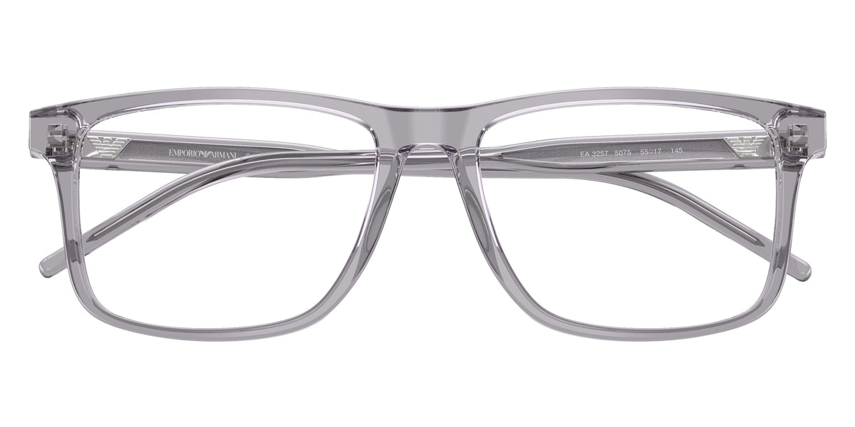 EMPORIO ARMANI EA3257 5075 55 - Shiny Transparent Gray #id:ea32575075_s:100120