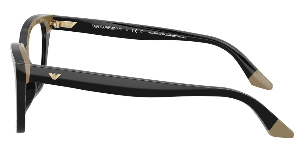 EMPORIO ARMANI EA3270U 6313 55 - Black/Beige #id:ea3270u6313_s:100110