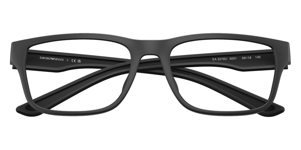 EMPORIO ARMANI EA3276U 5001 54 - Rubberized Matte Black #id:ea3276u5001_s:100100