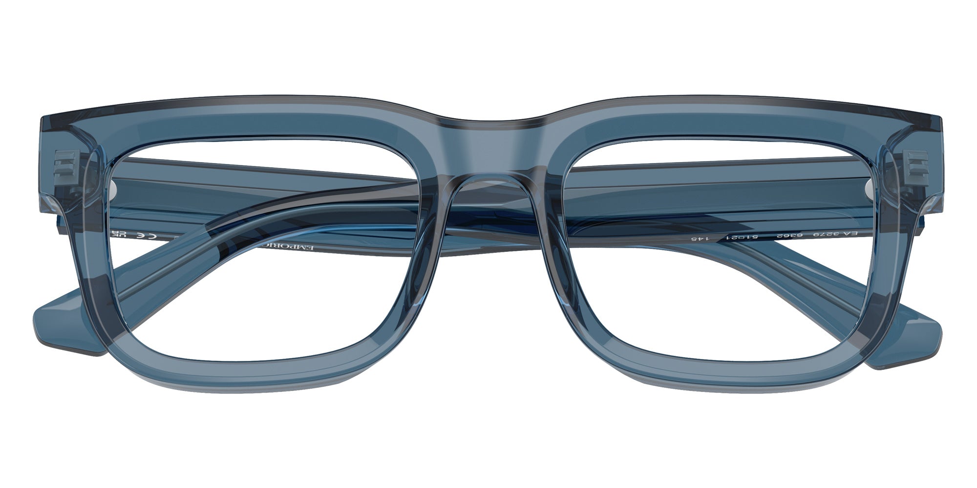 EMPORIO ARMANI EA3279 6362 49 - Shiny Transparent Blue #id:ea32796362_s:104100