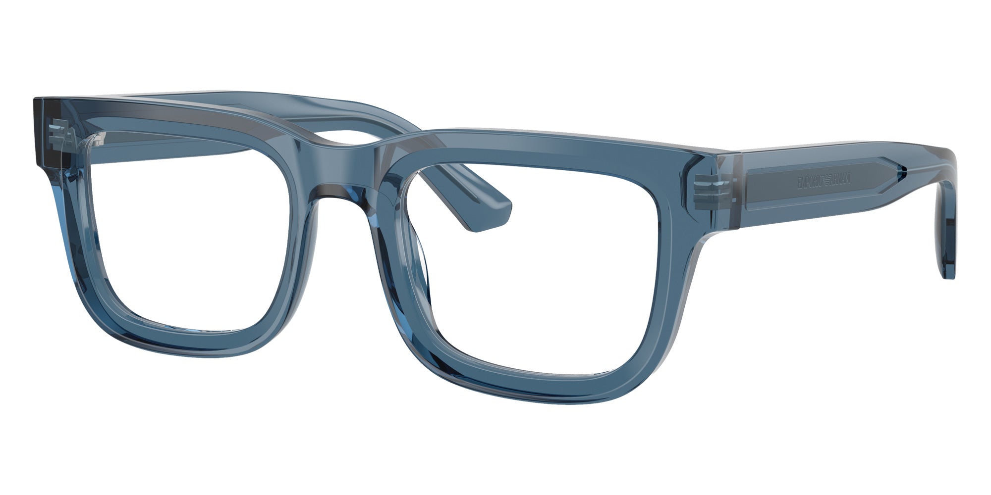 EMPORIO ARMANI EA3279 6362 49 - Shiny Transparent Blue #id:ea32796362_s:104105