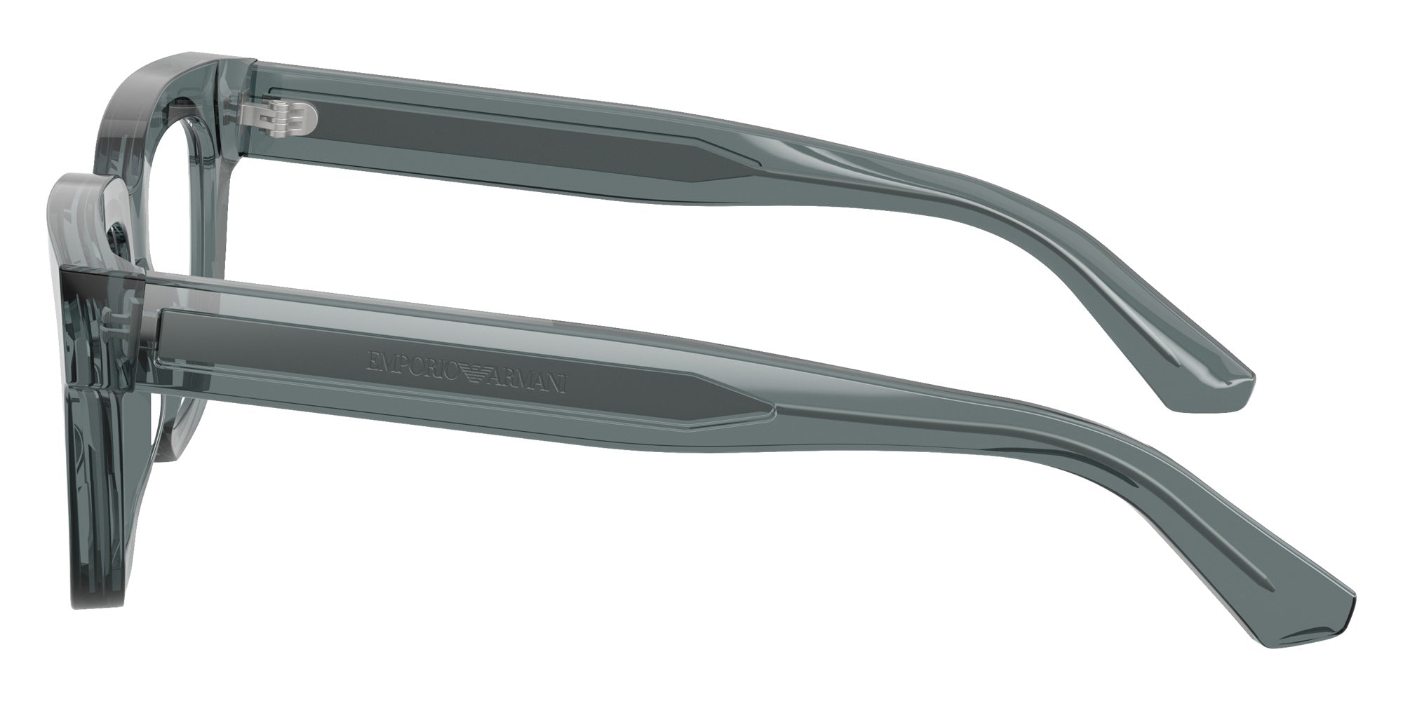 EMPORIO ARMANI EA3281 6364 49 - Shiny Transparent Gray #id:ea32816364_s:108110