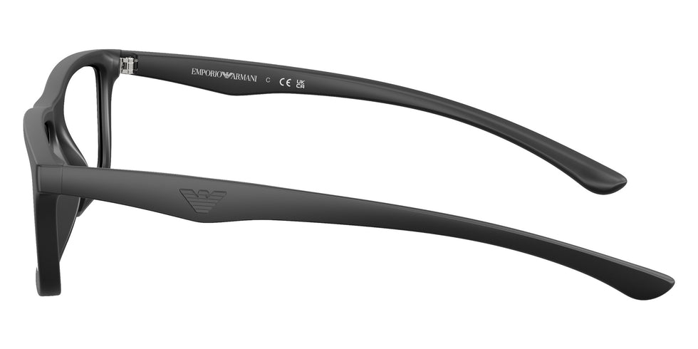 EMPORIO ARMANI EA3285U 5001 54 - Matte Black/Black Rubber #id:ea3285u5001_s:100110