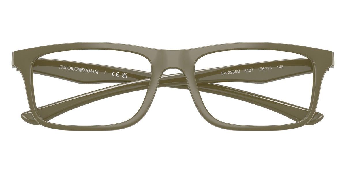EMPORIO ARMANI EA3285U 5437 54 - Shiny Light Brown/Brown Rubber #id:ea3285u5437_s:108120