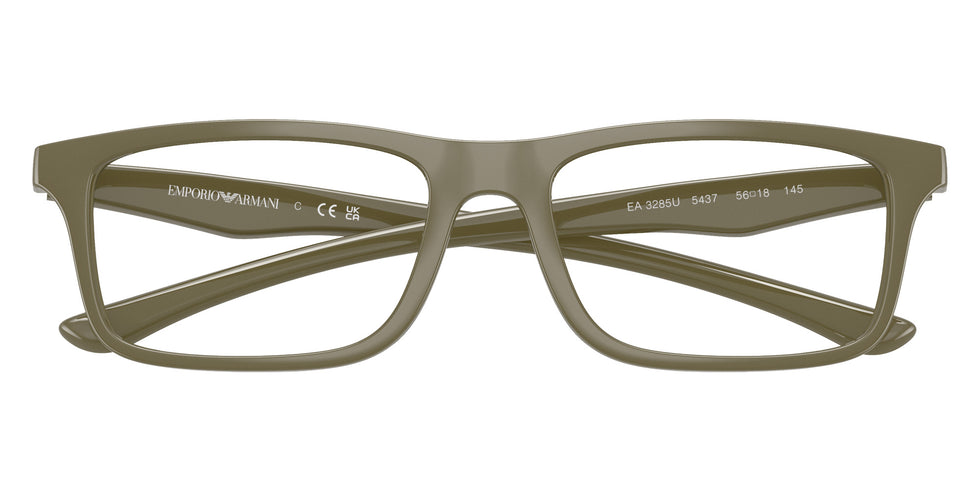 EMPORIO ARMANI EA3285U 5437 54 - Shiny Light Brown/Brown Rubber #id:ea3285u5437_s:108120