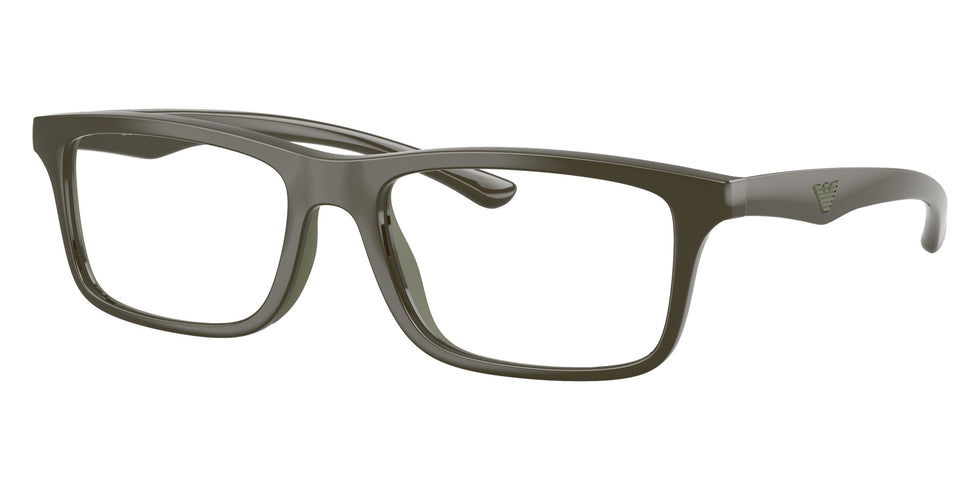EMPORIO ARMANI EA3285U 6449 54 - Shiny Green/Green Rubber #id:ea3285u6449_s:116105