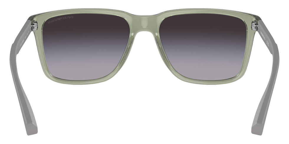 EMPORIO ARMANI EA4047 53628G 56 - Shiny Transparent Green / Gradient Gray #id:ea404753628g_s:100115