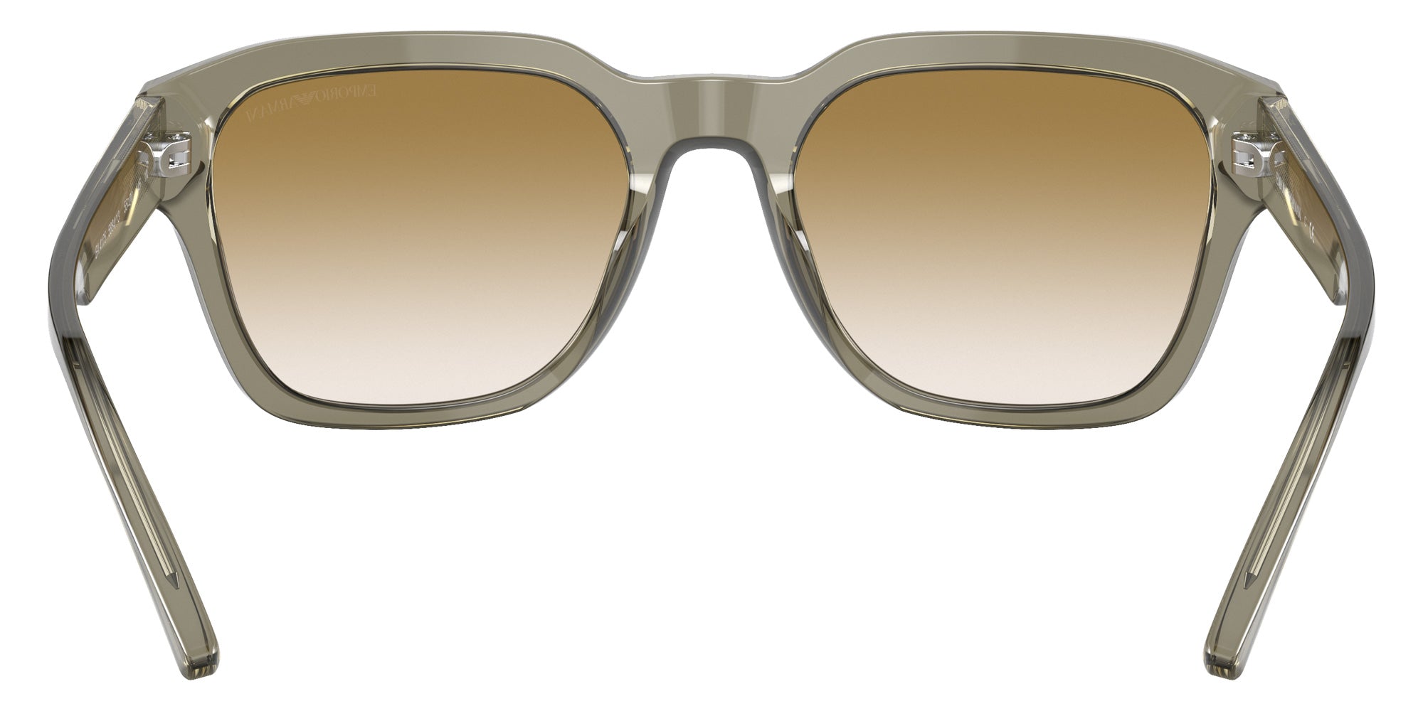 EMPORIO ARMANI EA4175 588413 55 - Shiny Transparent Green / Gradient Brown #id:ea4175588413_s:100115