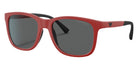 EMPORIO ARMANI EA4184 562487 49 - Matte Red / Dark Gray #id:ea4184562487_s:100105