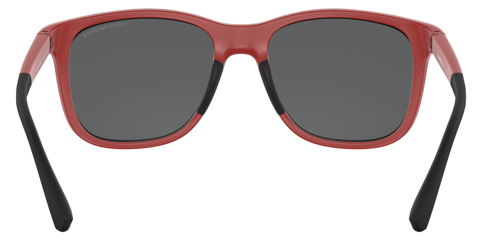 EMPORIO ARMANI EA4184 562487 49 - Matte Red / Dark Gray #id:ea4184562487_s:100115