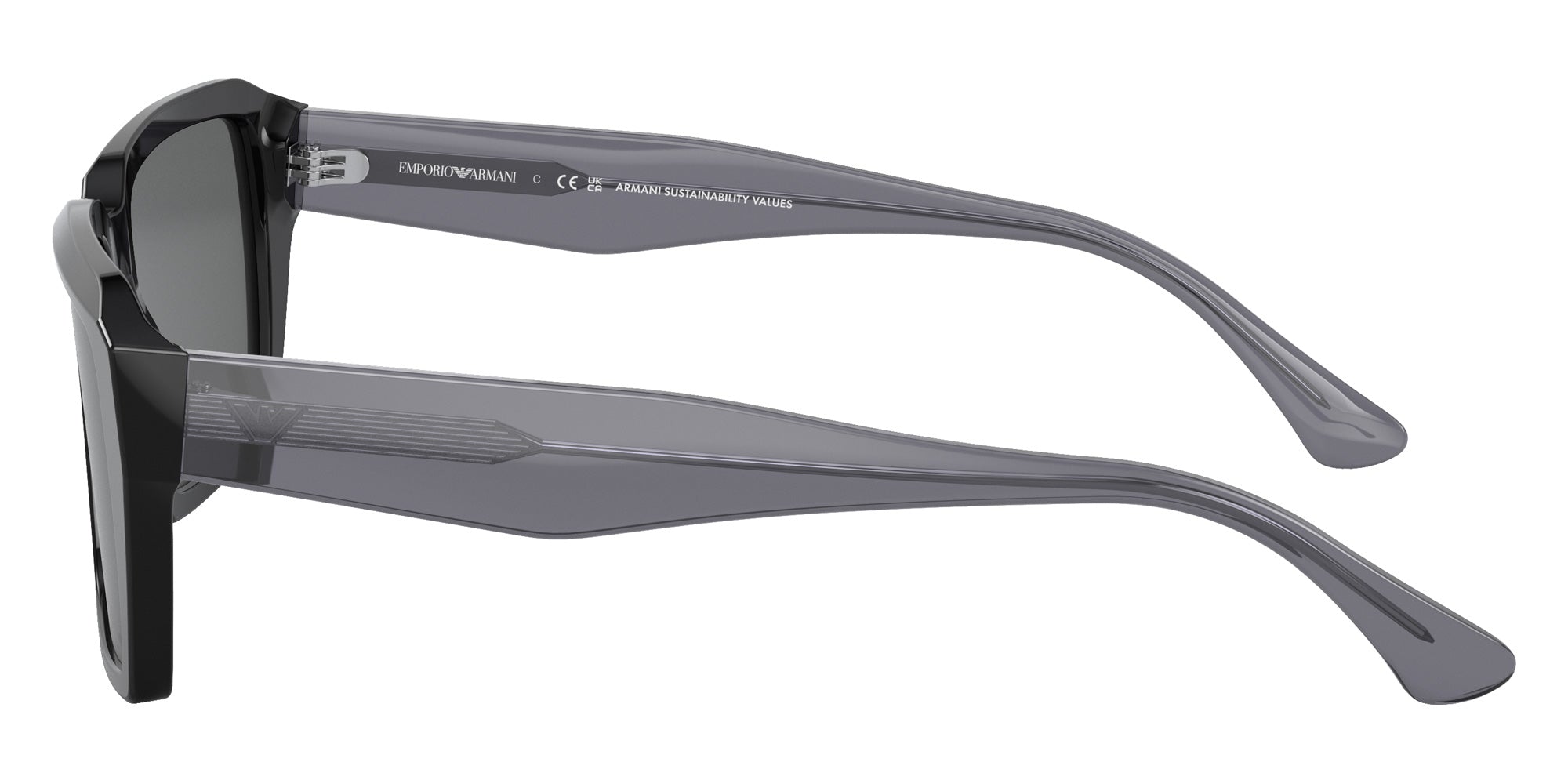 EMPORIO ARMANI EA4186 501787 58 - Shiny Black / Dark Gray #id:ea4186501787_s:100110