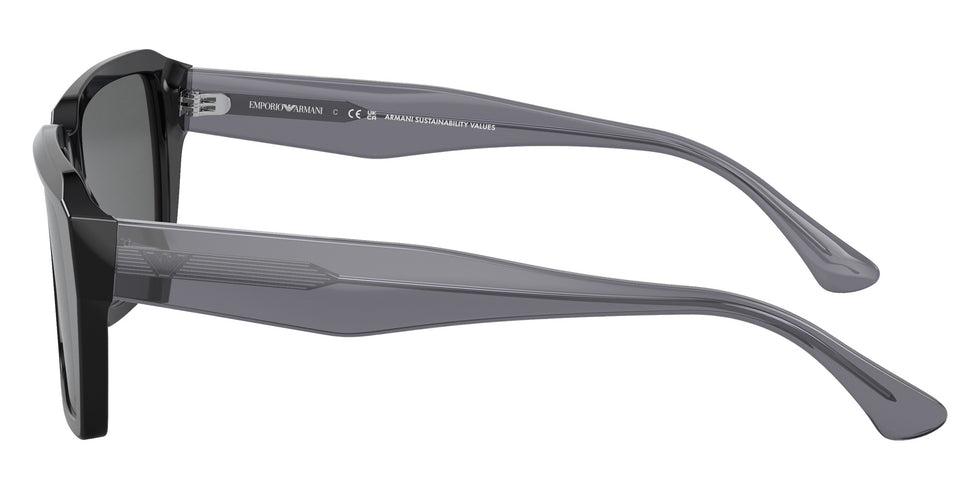 EMPORIO ARMANI EA4186 501787 58 - Shiny Black / Dark Gray #id:ea4186501787_s:100110