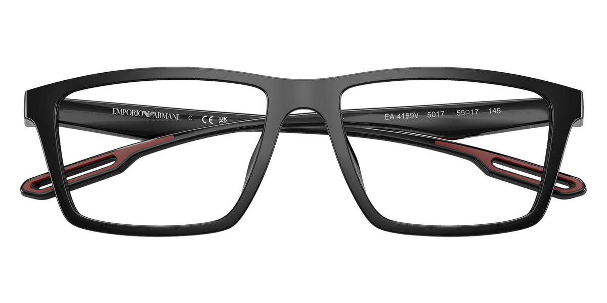 EMPORIO ARMANI EA4189V 5017 55 - Shiny Black/Red #id:ea4189v5017_s:102120