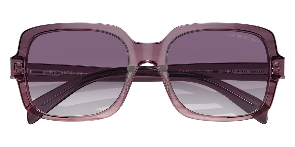 EMPORIO ARMANI EA4195 59668H 55 - Gradient Violet / Clear Gradient Dark Violet #id:ea419559668h_s:100120