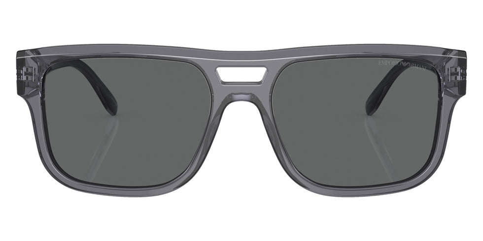 EMPORIO ARMANI EA4197F 502987 57 - Transparent Gray / Dark Gray #id:ea4197f502987_s:100100