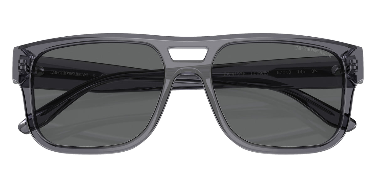 EMPORIO ARMANI EA4197F 502987 57 - Transparent Gray / Dark Gray #id:ea4197f502987_s:100120