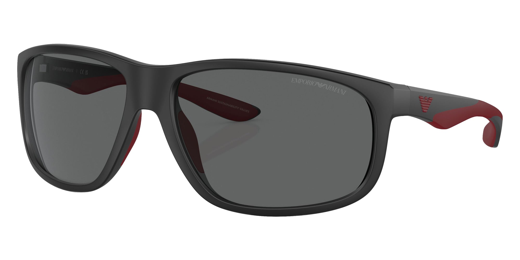 EMPORIO ARMANI EA4199U 500187 65 - Matte Black / Dark Gray #id:ea4199u500187_s:100105