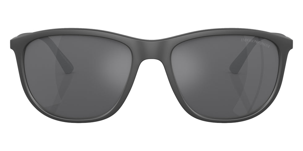 EMPORIO ARMANI EA4201 51266G 58 - Matte Gray / Gray Mirrored Silver #id:ea420151266g_s:100100