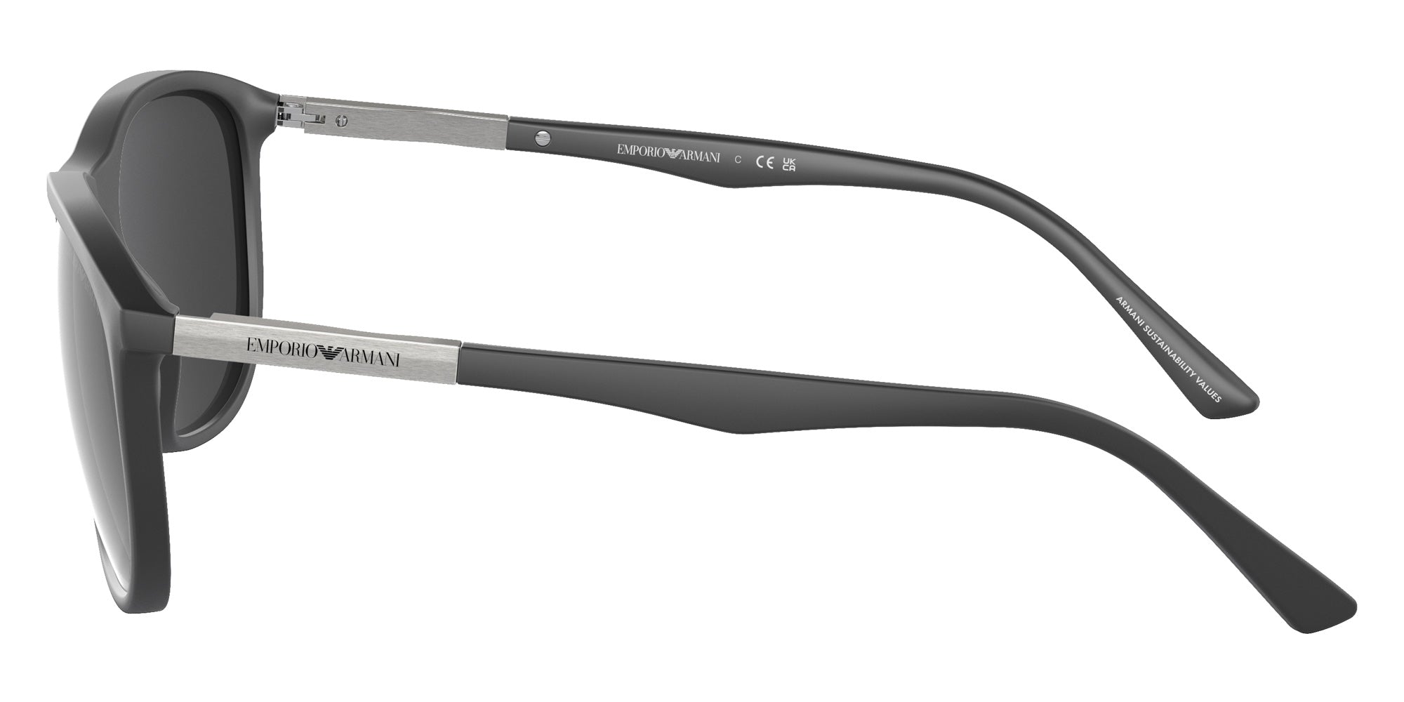 EMPORIO ARMANI EA4201 51266G 58 - Matte Gray / Gray Mirrored Silver #id:ea420151266g_s:100110
