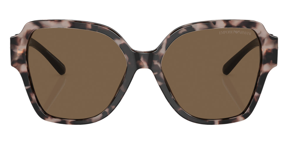 EMPORIO ARMANI EA4202 541073 54 - Shiny Pink Havana / Dark Brown #id:ea4202541073_s:100100