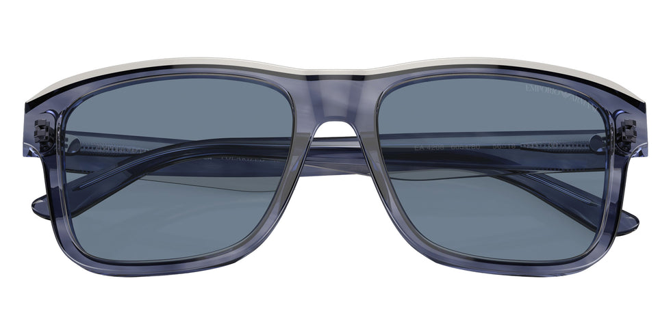 EMPORIO ARMANI EA4208 605480 56 - Shiny Blue/Top Smoke / Dark Blue Polarized #id:ea4208605480_s:100120