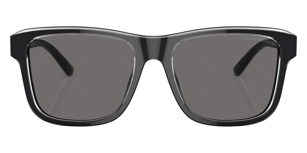 EMPORIO ARMANI EA4208F 605187 57 - Shiny Black/Top Crystal / Dark Gray Polarized #id:ea4208f605187_s:100100