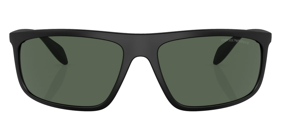 EMPORIO ARMANI EA4212U 500171 64 - Matte Black/Rubber Green / Dark Green #id:ea4212u500171_s:100100