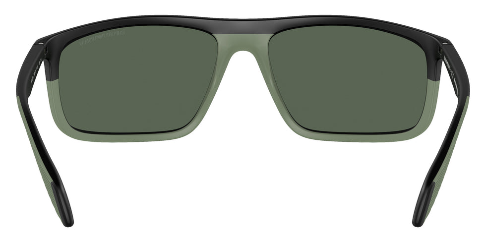 EMPORIO ARMANI EA4212U 500171 64 - Matte Black/Rubber Green / Dark Green #id:ea4212u500171_s:100115