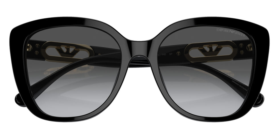 EMPORIO ARMANI EA4214U 50178G 54 - Shiny Black / Polarized Gray Gradient #id:ea4214u50178g_s:100120