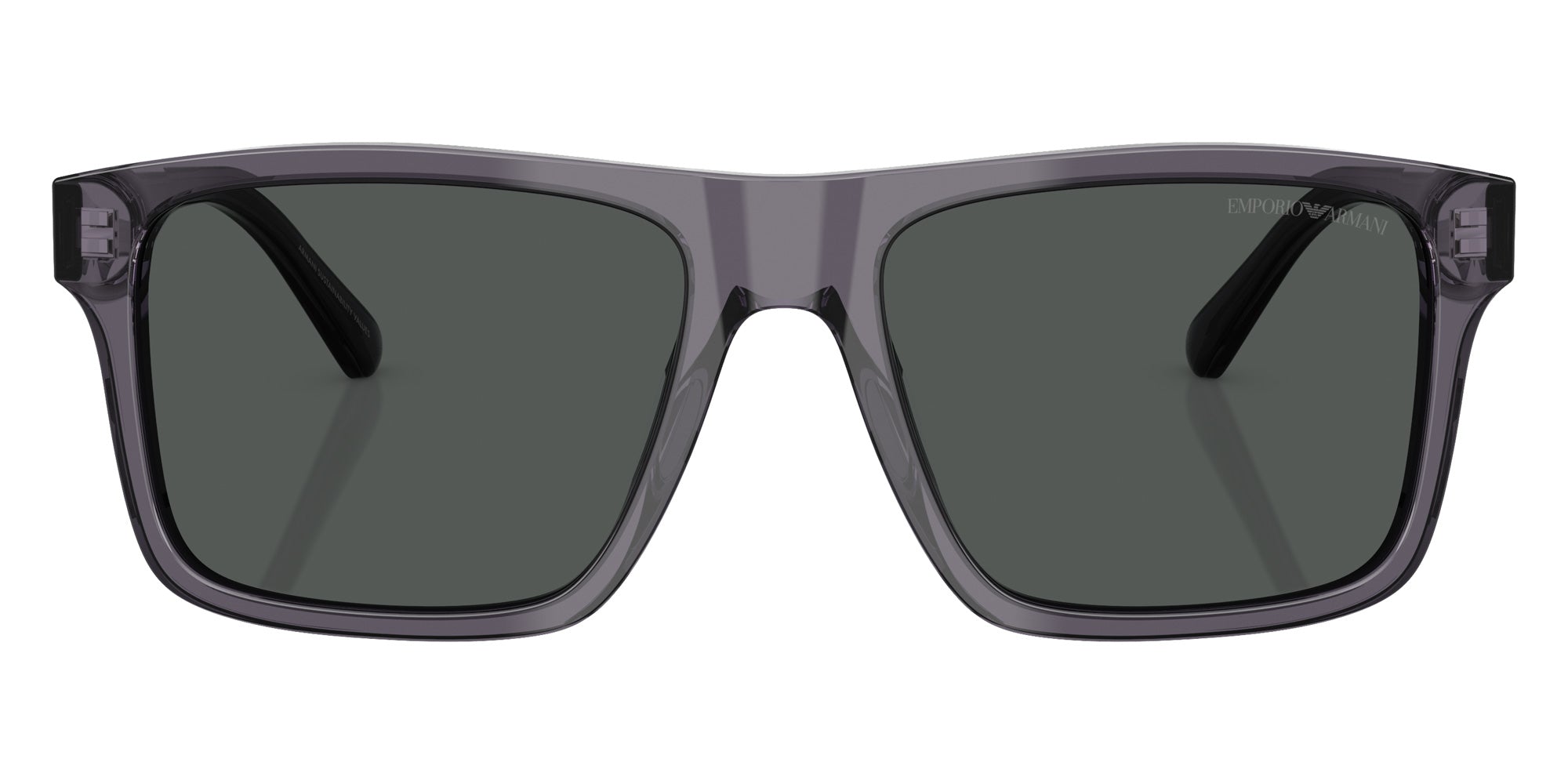 EMPORIO ARMANI EA4232 610687 57 - Transparent Dark Gray / Smoke #id:ea4232610687_s:100100