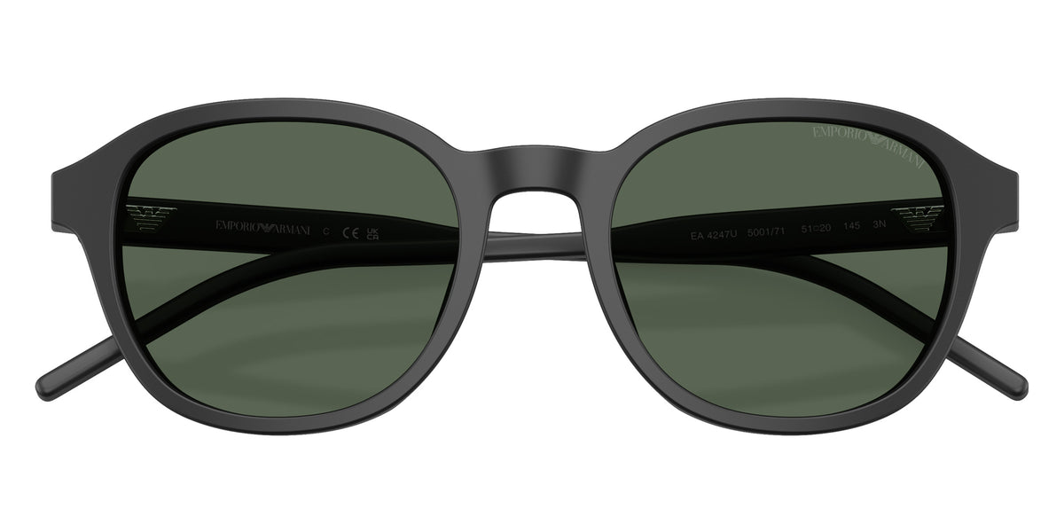 EMPORIO ARMANI EA4247U 500171 51 - Matte Black / Dark Green #id:ea4247u500171_s:100120