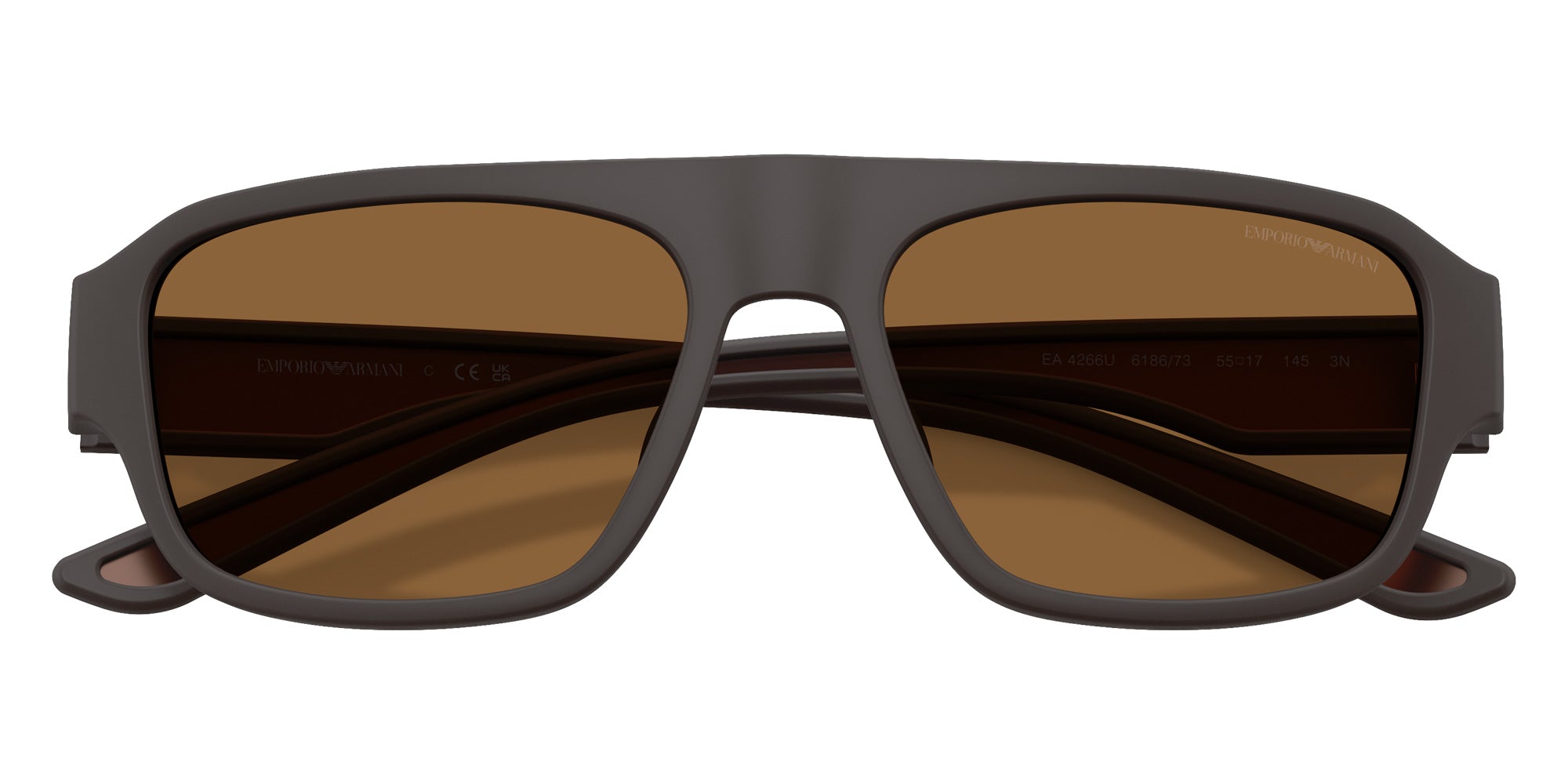 EMPORIO ARMANI EA4266U 618673 55 - Rubberized Matte Brown #id:ea4266u618673_s:104100