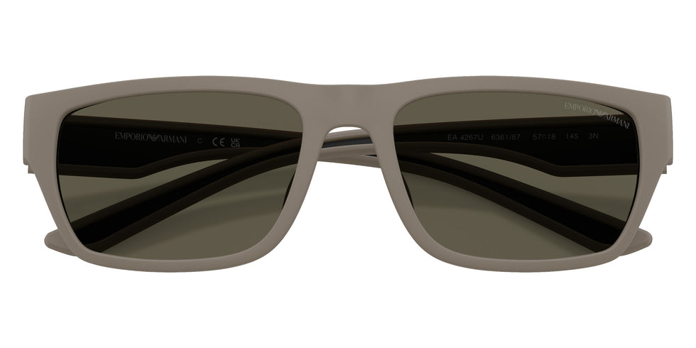 EMPORIO ARMANI EA4267U 636187 57 - Rubberized Matte Light Brown #id:ea4267u636187_s:110100