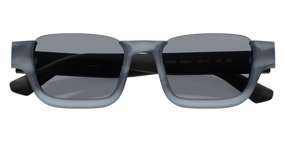 EMPORIO ARMANI EA4268U 6368/1 58 - Striped Havana Blue #id:ea4268u63681_s:102100