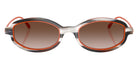 EMPORIO ARMANI EA4276U 642613 49 - Shiny Striped Beige/Orange #id:ea4276u642613_s:102120