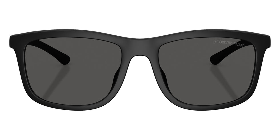 EMPORIO ARMANI EA4277U 500187 57 - Matte Black/Black Rubber / Dark Gray #id:ea4277u500187_s:100100