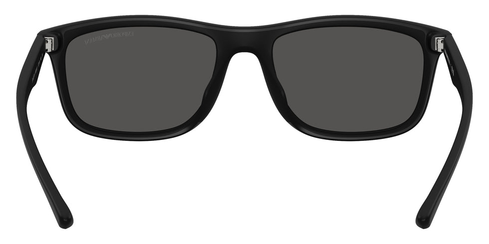 EMPORIO ARMANI EA4277U 500187 57 - Matte Black/Black Rubber / Dark Gray #id:ea4277u500187_s:100115