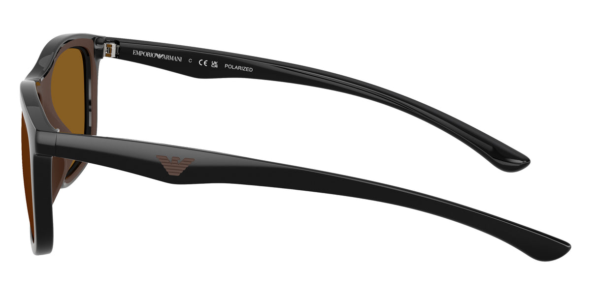 EMPORIO ARMANI EA4277U 501783 57 - Shiny Black / Dark Brown Polarized #id:ea4277u501783_s:104110