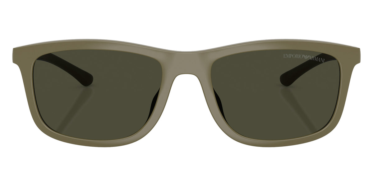 EMPORIO ARMANI EA4277U 543782 57 - Shiny Light Brown/Brown Rubber / Dark Green #id:ea4277u543782_s:106100