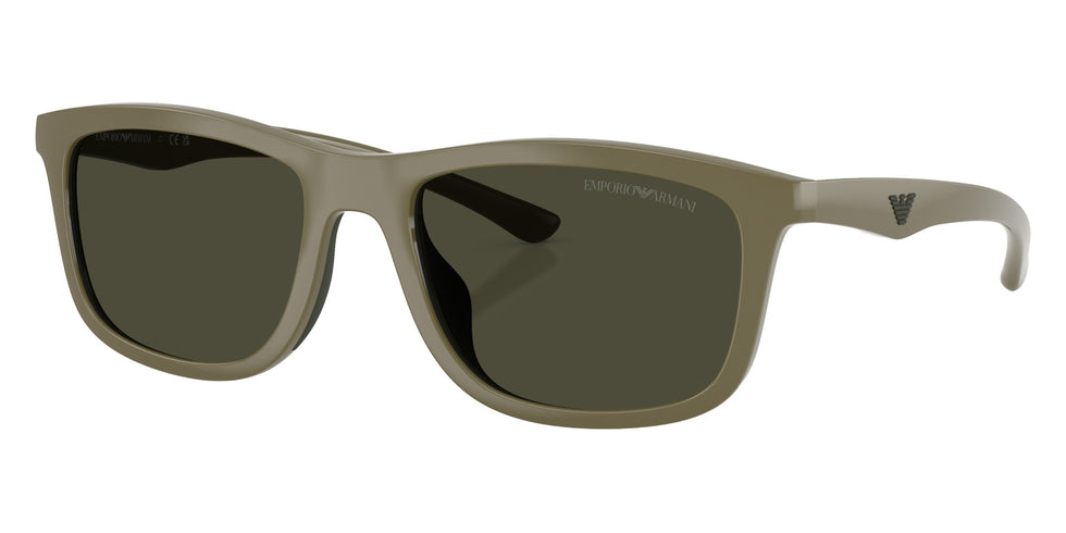 EMPORIO ARMANI EA4277U 543782 57 - Shiny Light Brown/Brown Rubber / Dark Green #id:ea4277u543782_s:106105