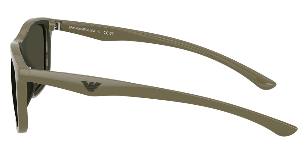 EMPORIO ARMANI EA4277U 543782 57 - Shiny Light Brown/Brown Rubber / Dark Green #id:ea4277u543782_s:106110