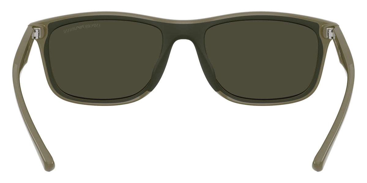EMPORIO ARMANI EA4277U 543782 57 - Shiny Light Brown/Brown Rubber / Dark Green #id:ea4277u543782_s:106115
