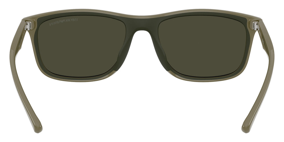 EMPORIO ARMANI EA4277U 543782 57 - Shiny Light Brown/Brown Rubber / Dark Green #id:ea4277u543782_s:106115