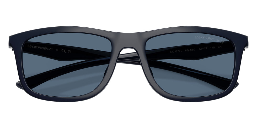 EMPORIO ARMANI EA4277U 624480 57 - Shiny Blue/Blue Rubber / Dark Blue #id:ea4277u624480_s:108120