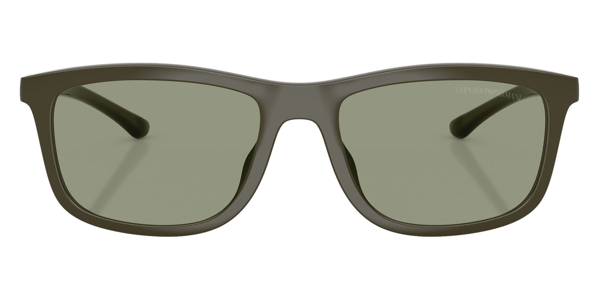 EMPORIO ARMANI EA4277U 6449/2 57 - Shiny Green/Green Rubber / Green #id:ea4277u64492_s:110100