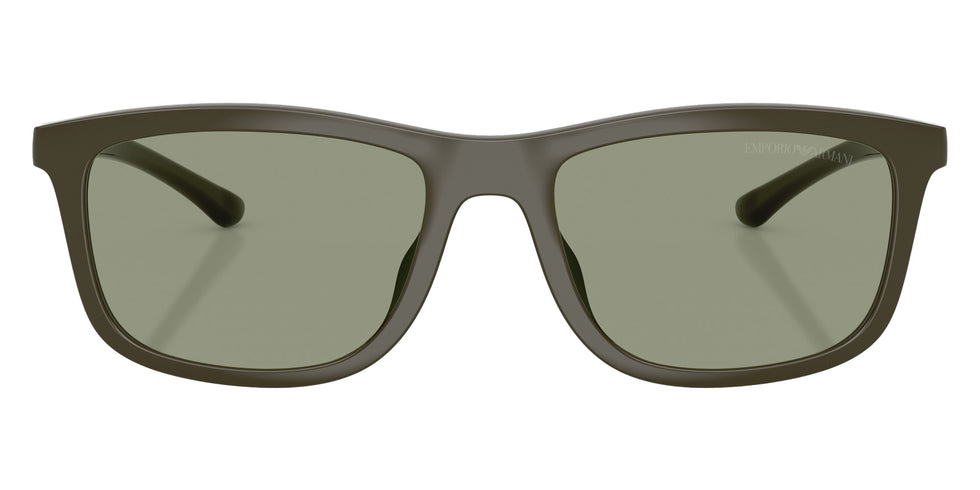 EMPORIO ARMANI EA4277U 6449/2 57 - Shiny Green/Green Rubber / Green #id:ea4277u64492_s:110100