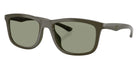 EMPORIO ARMANI EA4277U 6449/2 57 - Shiny Green/Green Rubber / Green #id:ea4277u64492_s:110105