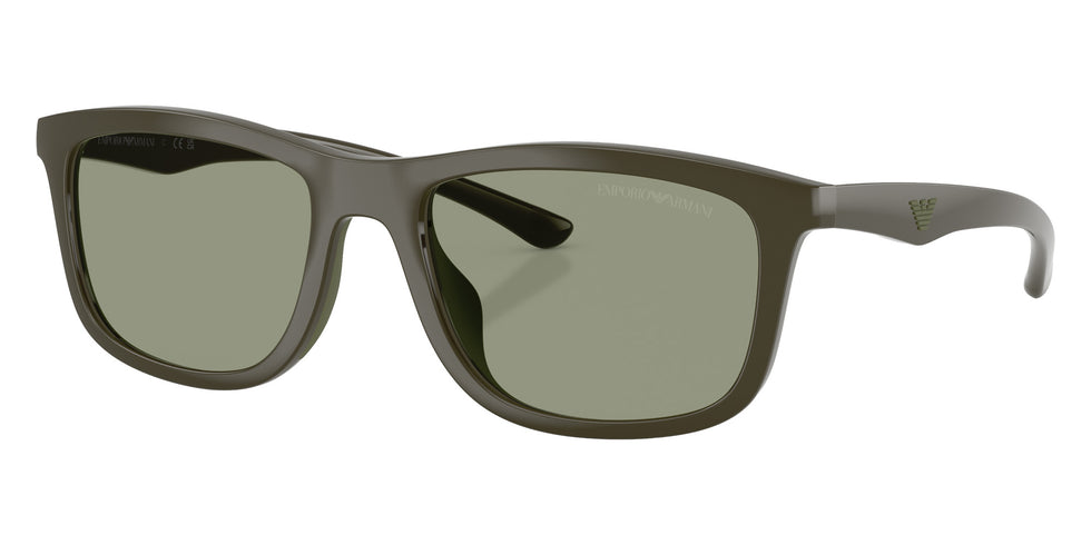 EMPORIO ARMANI EA4277U 6449/2 57 - Shiny Green/Green Rubber / Green #id:ea4277u64492_s:110105