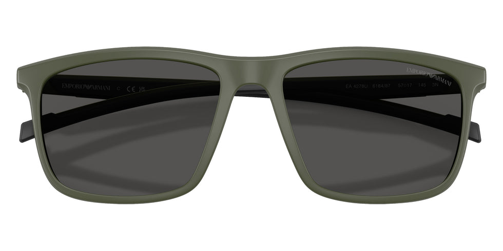 EMPORIO ARMANI EA4278U 618487 57 - Matte Green / Dark Gray #id:ea4278u618487_s:102120