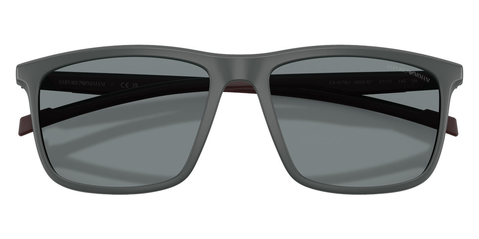 EMPORIO ARMANI EA4278U 620587 57 - Matte Gray / Gray #id:ea4278u620587_s:106120